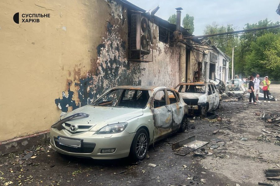 Удар дронов по Харькову 30 июля