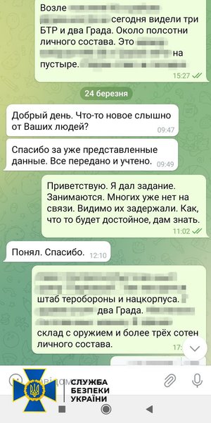 СБУ спецоперация задержание сеть агенты ФСБ Аксенов корректировщики