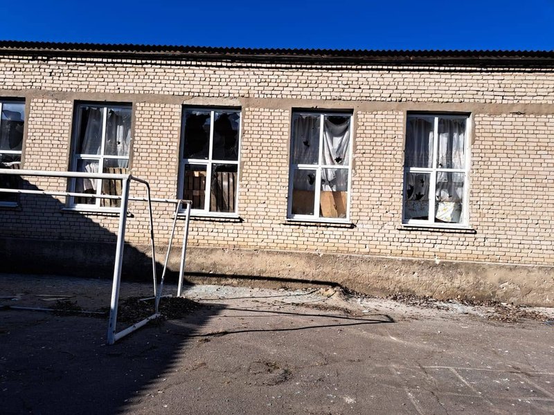 Последствия атаки дроном в Херсонской области