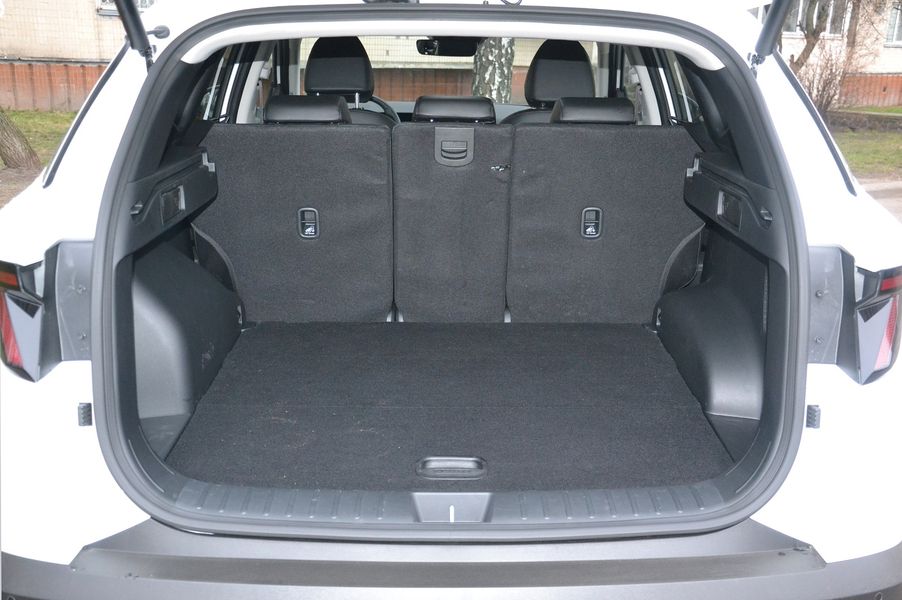 багажник Hyundai Tucson, кросовер Hyundai, Hyundai Tucson 2025, гібрид Hyundai Tucson