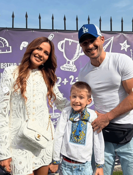 Наталка Денисенко та Андрій Федінчик із сином