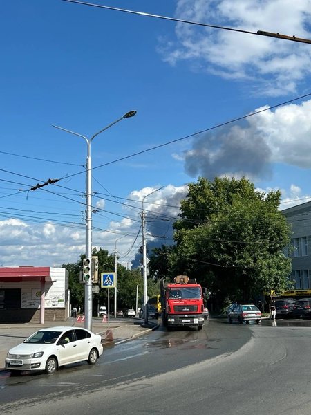 нпз горить в уфі