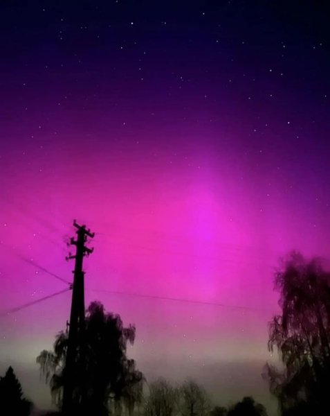 полярне сяйво, Україна