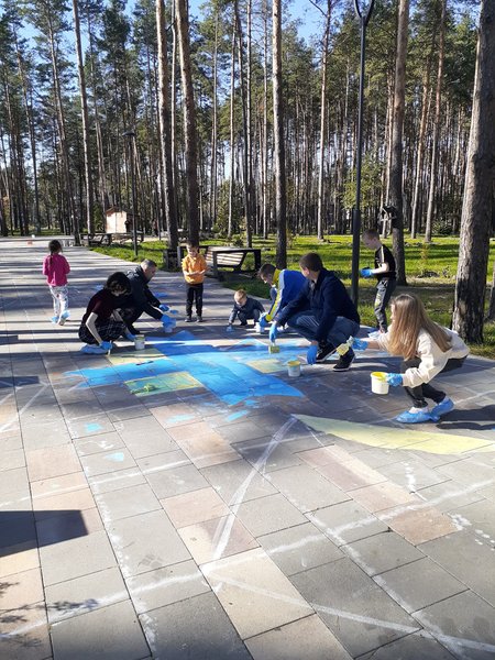 мурал мрия, мрия гостомель, мурал гостомель, мурал гостомель мрия