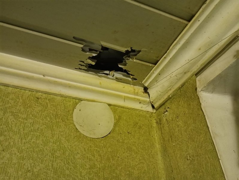 Последствия обстрела Днепропетровской области