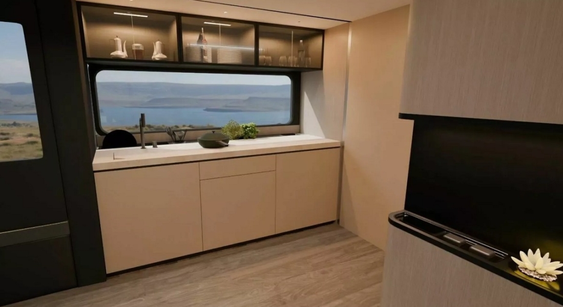 дом на колесах кухня Дом на колесах, автодом Pininfarina, AC Future eTH