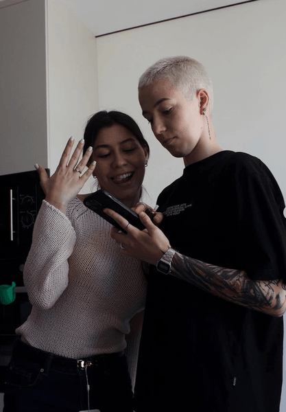 Маргарита Верховцева со своей девушкой