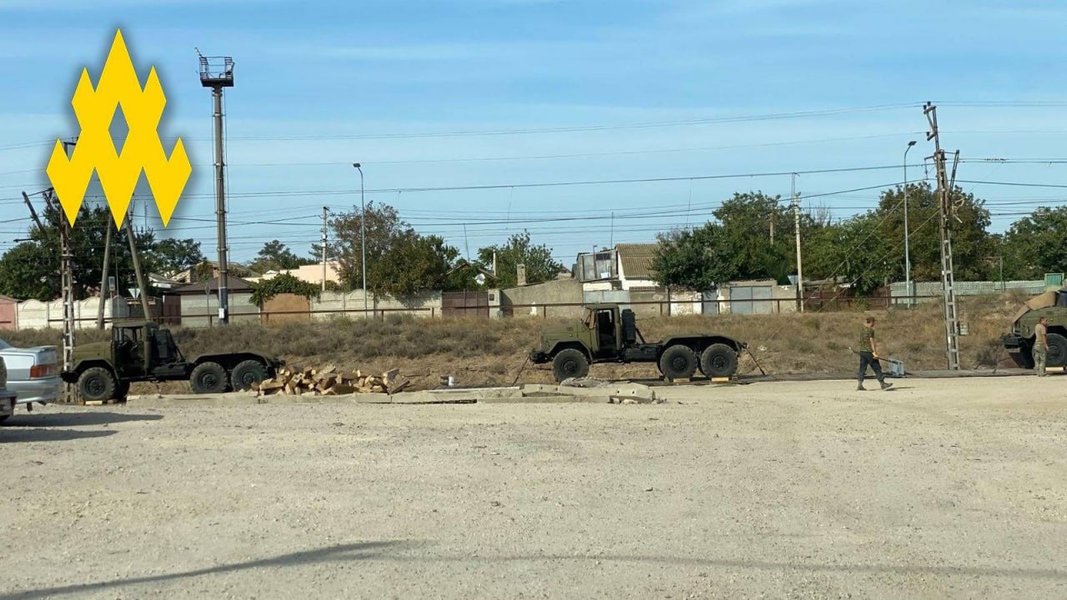 Переброска техники в Евпатории