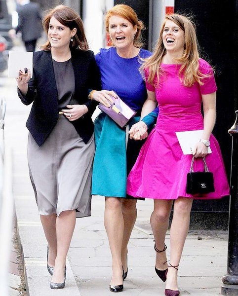 Сара Фергюсон с дочерьми