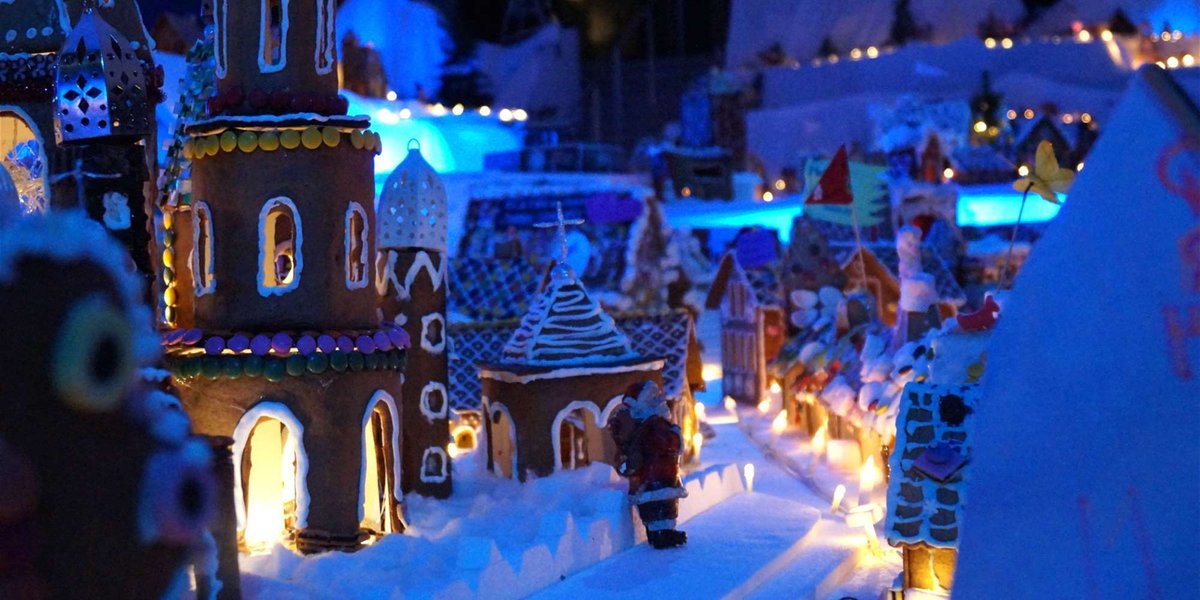 Рождество, пряники, имбирные пряники, Новый год, пряничный городок, Норвегия