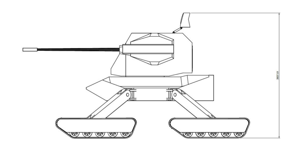 концепт шагающего робота