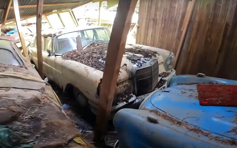 старые авто, коллекция авто, ретро авто, Jaguar Mark 2, Mercedes S-Class