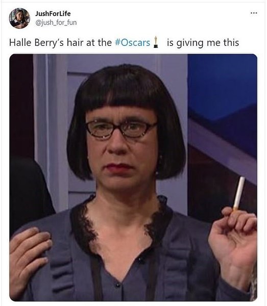 мем, Холли Берри, прическа