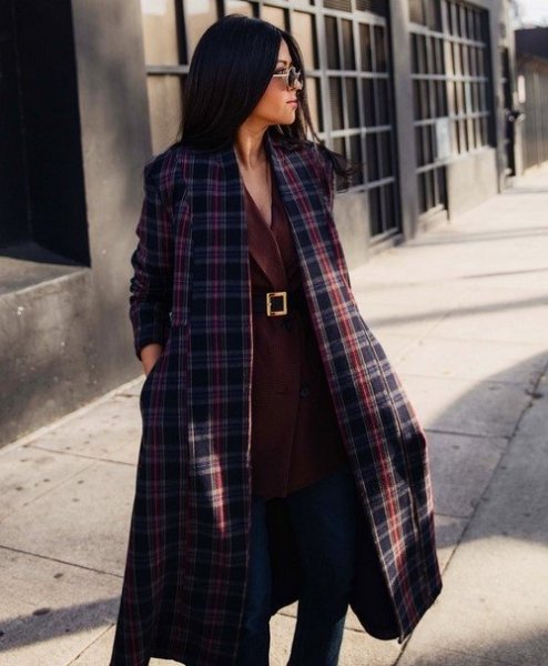 Плащ в клетку Плащ в клетку 2022 фото