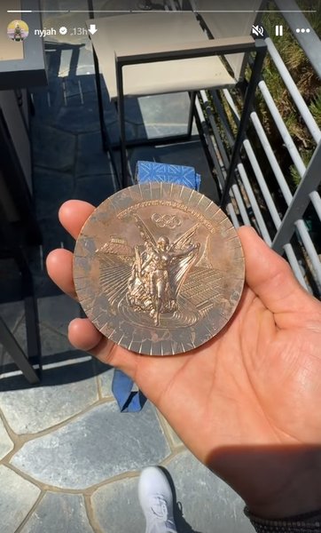 найджа хьюстон медаль, олимпиада в париже, медаль