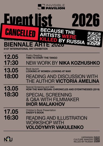Венецианская биеннале 2026, биеннале Венеция, искусство и политика, Украина на биеннале, PinchukArtCentre, Невидимый павильон, Украина на биеннале
