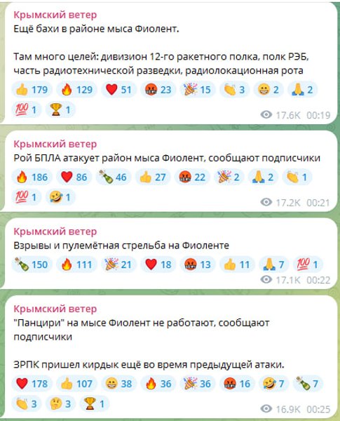 Крим Фіолент атака дрони