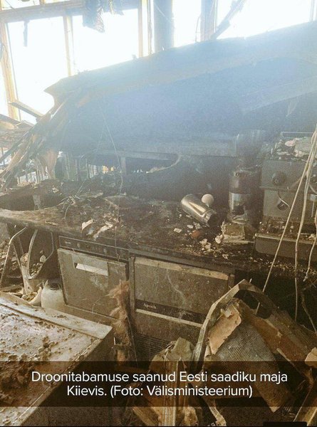 аннели кольк, посол эстонии, атака дронов