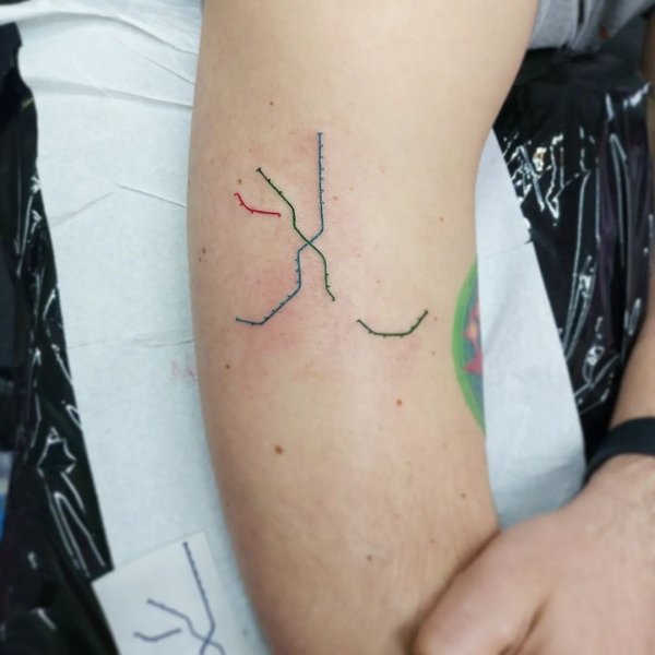 тату киев 12 тату киев, патриотческое тату, каштан, татуировка, каштановые листья