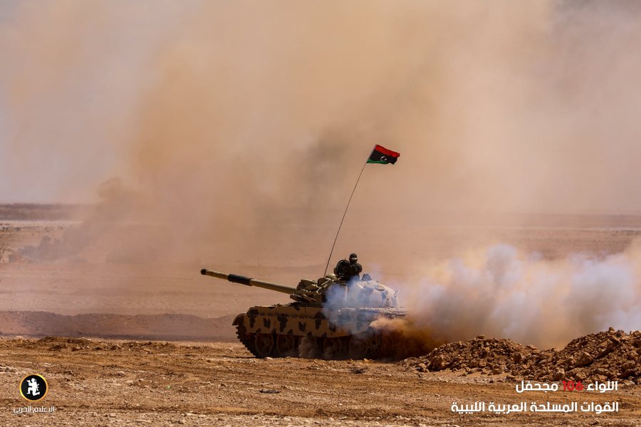 танк, ливия, хафтар, атака