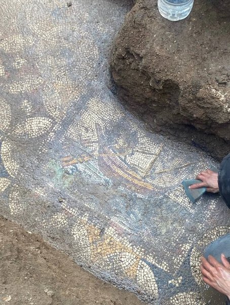 мозаїка розкопки археологи археологія