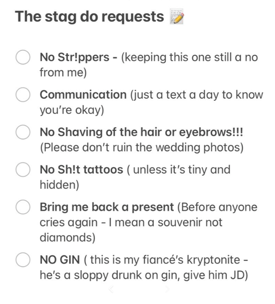 Мальчишник, женитьба, брак, отношения в паре, курьезы, список правил поведения для любимого, тренды TikTok