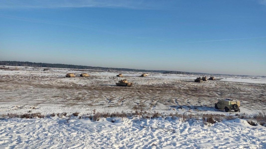 M1A1 FEP Abrams на полигоне