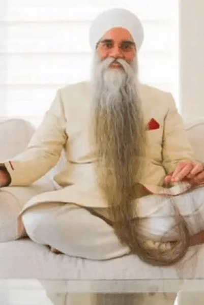 найбільша борода Житель Канади Сарван Сінгх, найбільша борода