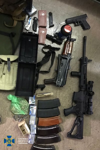 Изъятое СБУ оружие