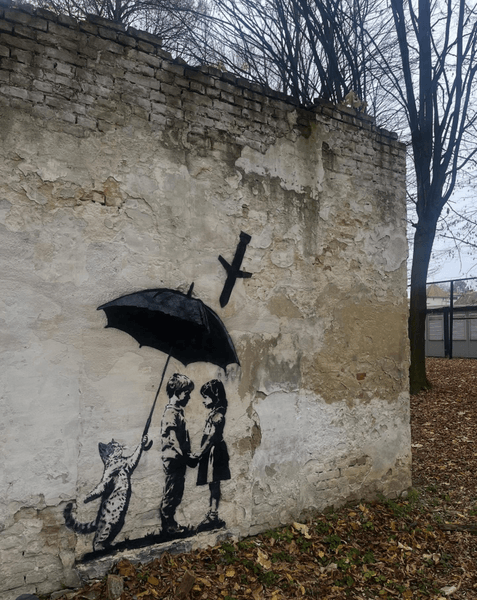 рисунок Бэнкси