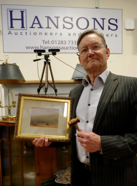 Потерянный шедевр, пенсионер, Великобритания, аукцион, картина, художник, художники, произведения искусства, фото