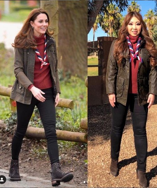 Кейт Миддлтон, Lady Janelle, копия