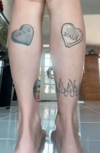 ноги, татуировки