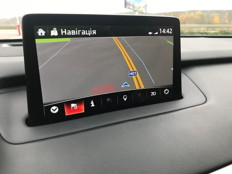 Touch screen-монитор, новая мазда, кроссовер, Mazda CX-9, фото