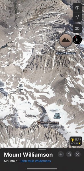 турист гора уильямсон спасение сша