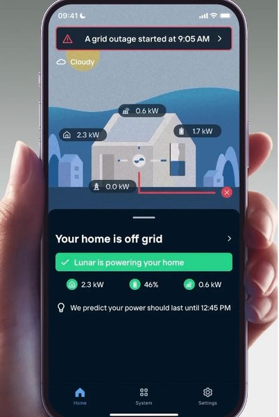 Lunar Energy, Lunar System, домашняя аккумуляторная батарея Lunar System