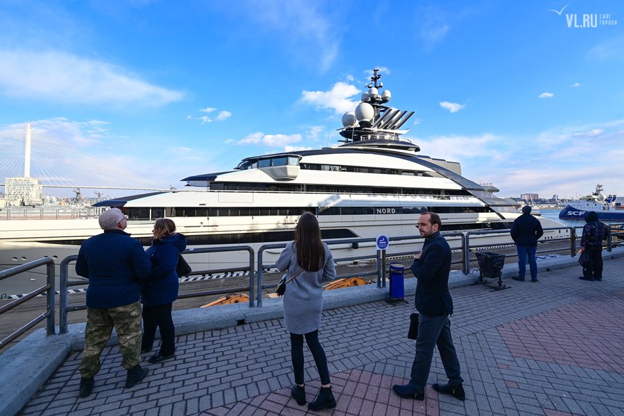 яхта Nord, яхта норд, алексей мордашов, российский олигарх, владивосток, яхта мордашова