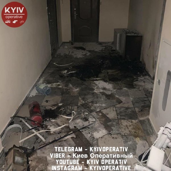 Киев, пожар