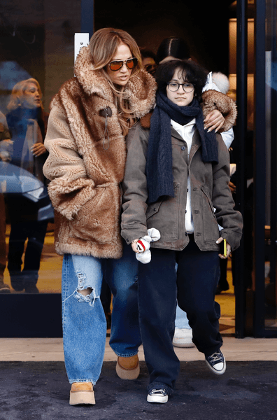 Дженнифер Лопес и Эмма, дочь