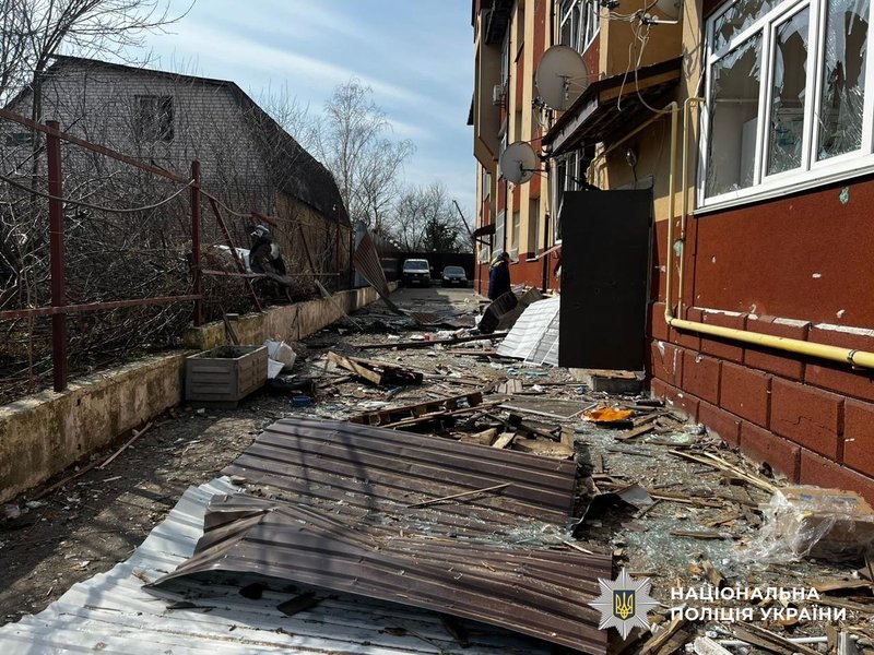 Место теракта в Буче