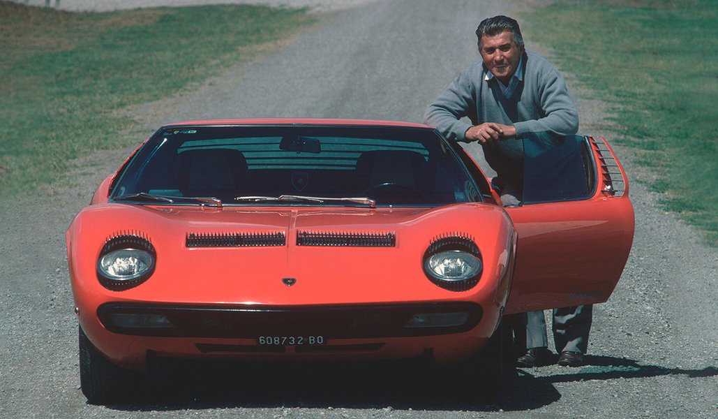 Miura в версии P400 SV (шасси №5028), построенная в 1972 году, была персональным автомобилем Ферруччо Ламборгини | Фото: Lamborghini