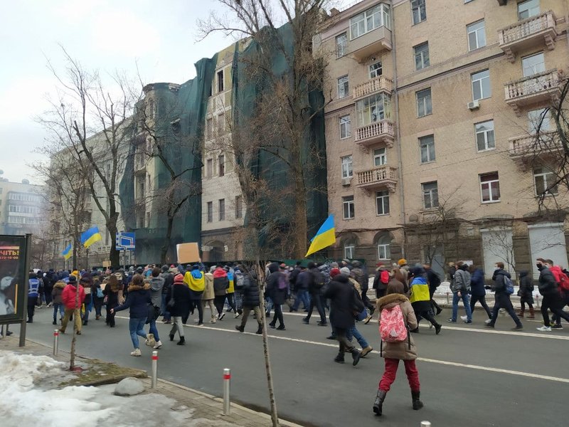 Стерненко, Киев, акция протеста, 27 февраля,