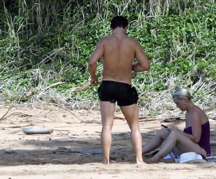 Орландо Блум, Кэти Перри, отдых