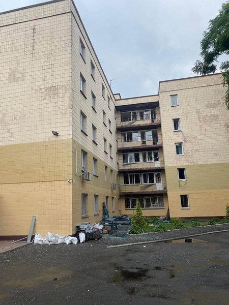 ЗС РФ пошкодили корпуси КНУ та гуртожиток 6 липня