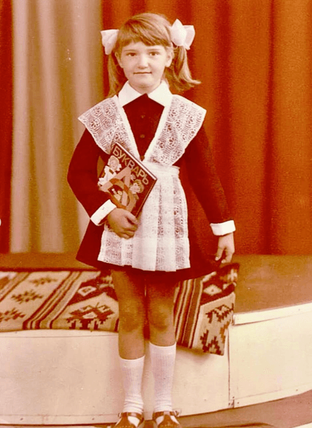 Наталя Могилевська в дитинстві