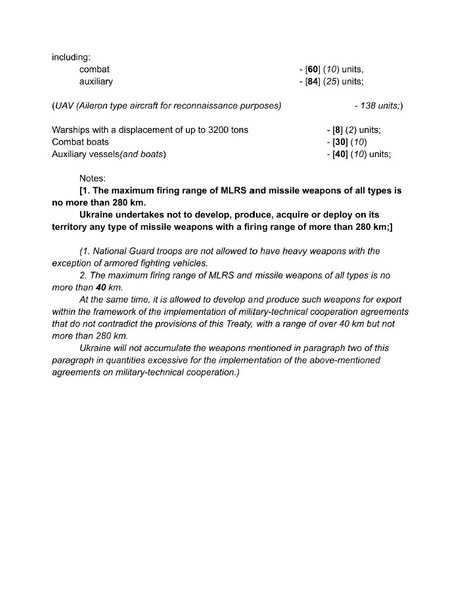 Мирні перемовини, план РФ, Стамбульські перемовини, текст 2022 рік