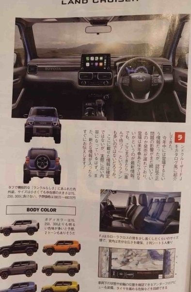 Салон Toyota FJ, Toyota Land Cruiser, Toyota Land Cruiser FJ