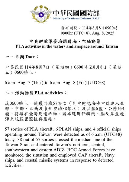 Кораблі Китаю біля Тайваню