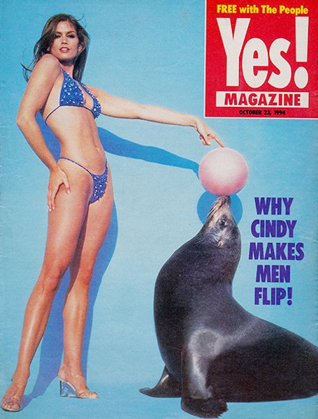 Синди Кроуфорд, модель, обложка журнала