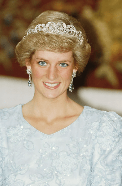 Принцессы Диана в красивом наряде